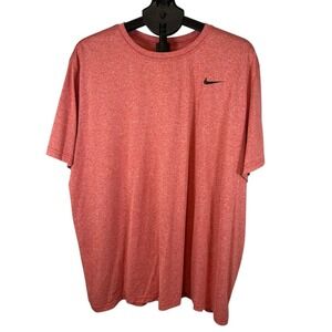 Nike Mens Dri-FIT Legend Heather Red Training T-Shirt 3XL